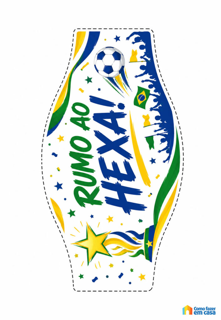 Rótulo do Brasil para Imprimir