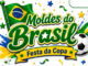 Moldes para Enfeites do Brasil para Copa