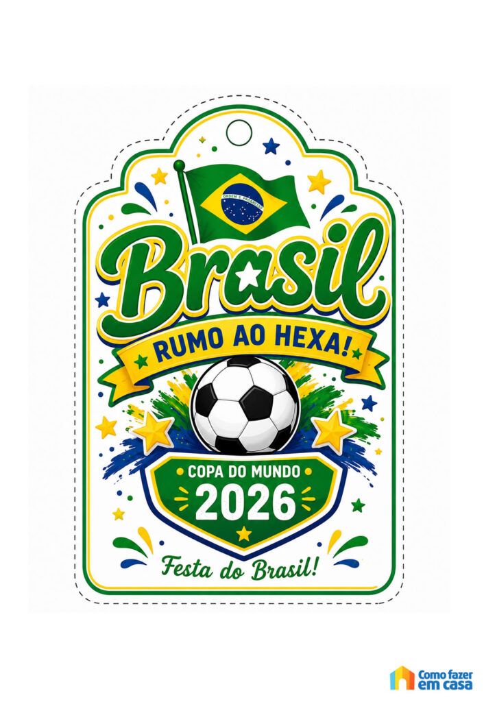 Enfeite - Brasil - Copa do Mundo