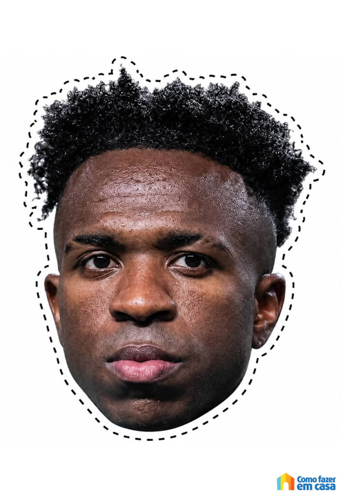 Molde do Rosto do Vini Jr