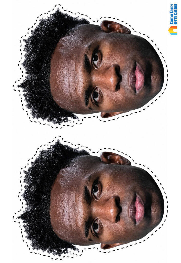 Moldes do Rosto do Vinícius Jr