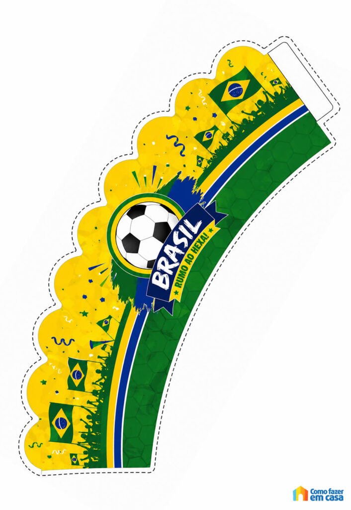 Forminha de Cupcake do Brasil