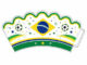 Wrapper do Brasil para Cupcake - Copa do Mundo