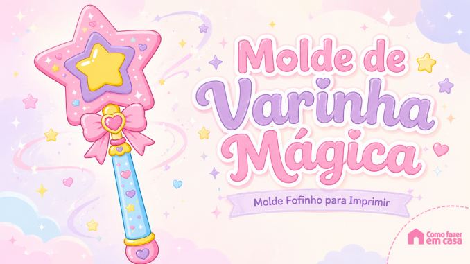 Molde de Varinha Mágica