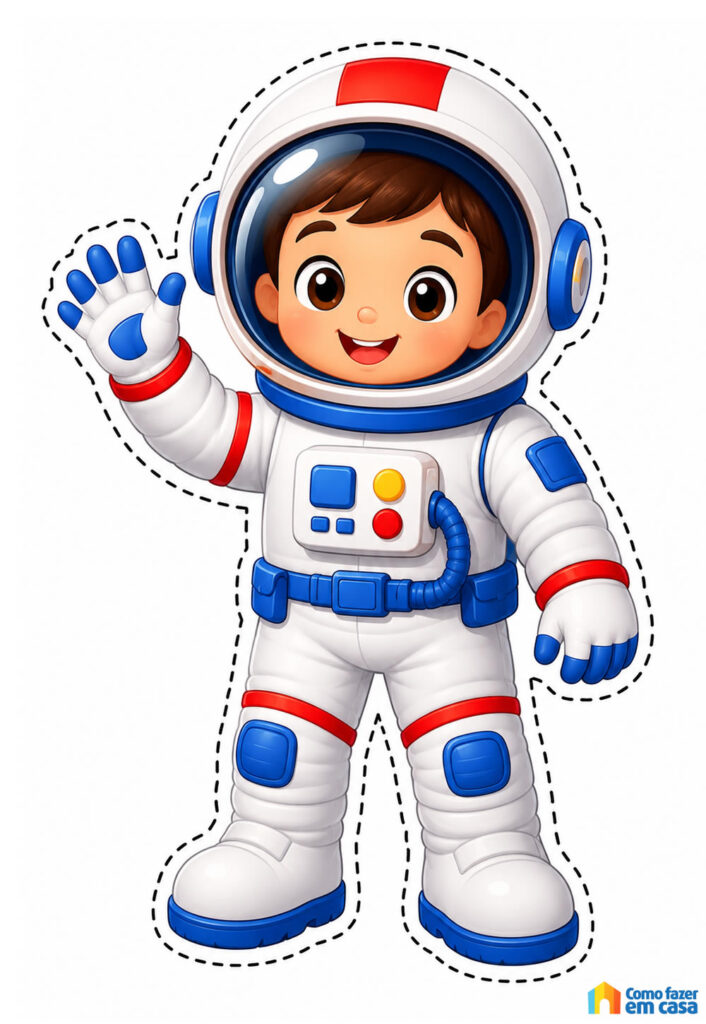 Molde Grande de Astronauta