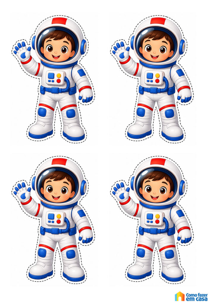 Molde de Astronautas