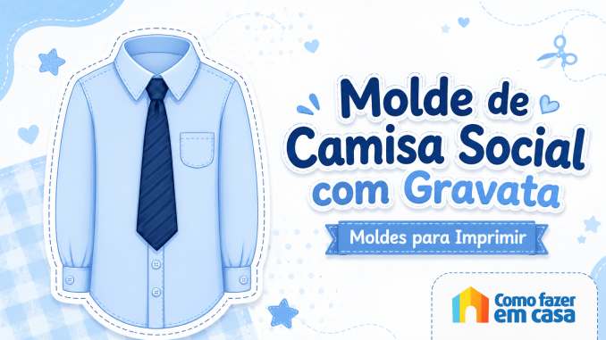 Camisa Social com Gravata - Dia dos Pais