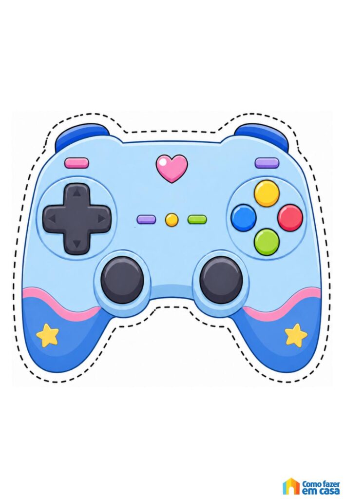 Moldes de Controle de Videogame Grande