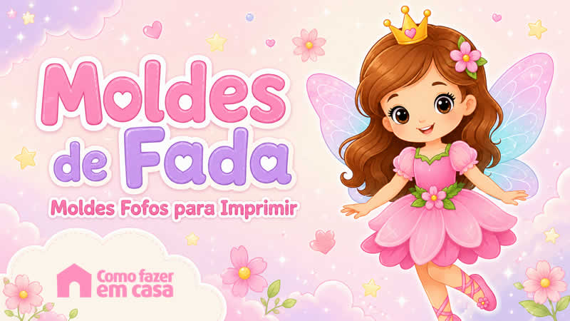 Moldes de Fadas para Imprimir