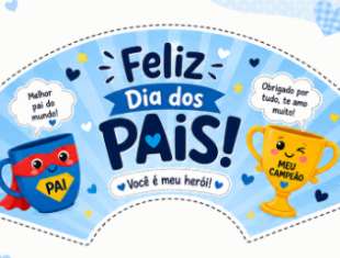 Moldes de Leques para Dia dos Pais