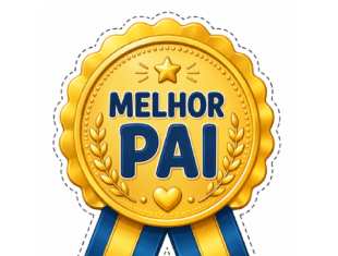 Medalhas de Melhor Pai para Dia dos Pais