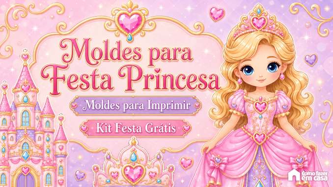 Moldes para Festa de Princesa