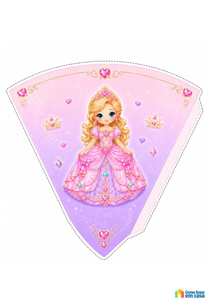 Cone para Festa Princesa