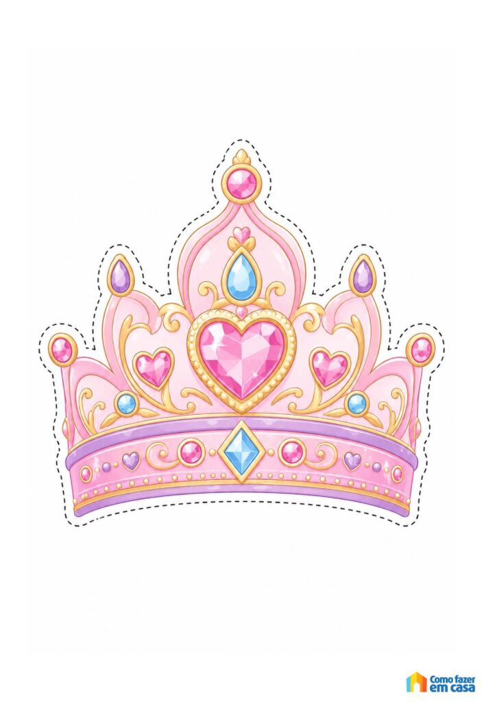 Molde de Coroa de Princesa