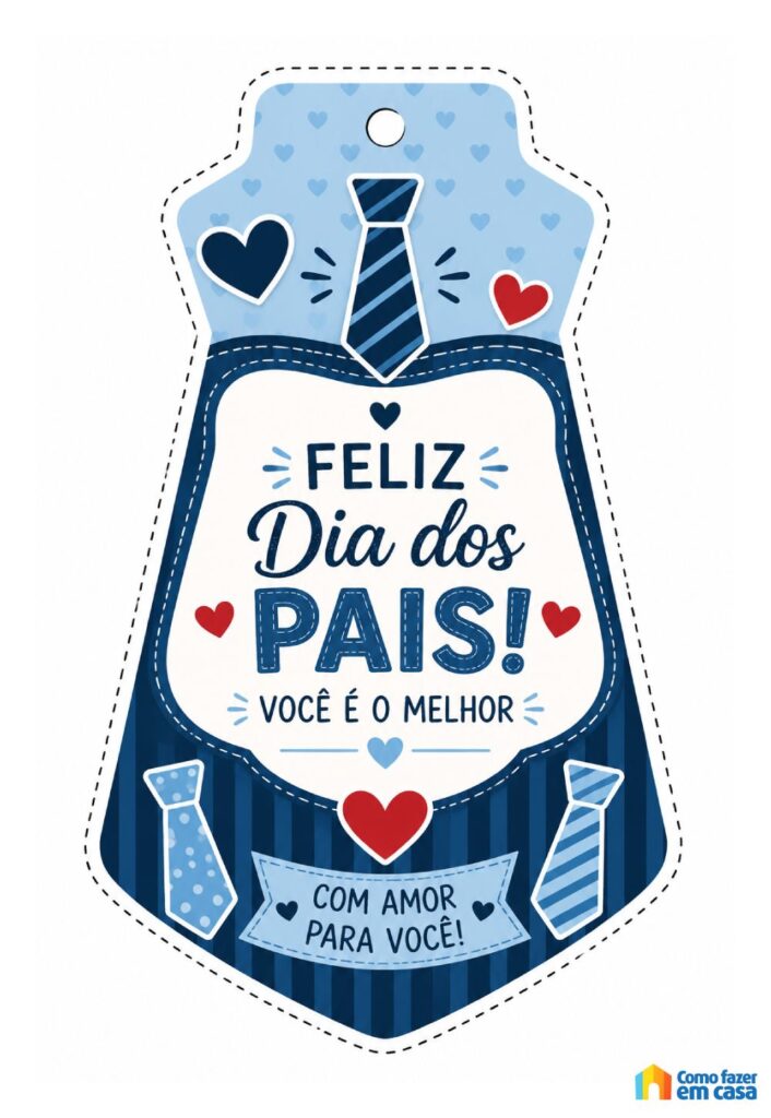 Lembrancinha par a Imprimir de Dia dos Pais