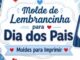 Moldes de Lembrancinhas de Dia dos Pais