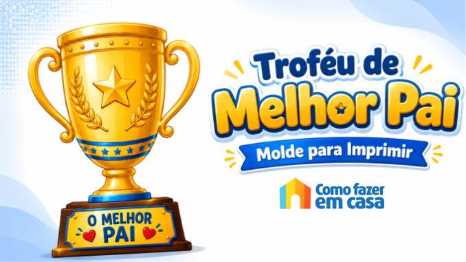 Moldes de Troféu de Melhor Pai