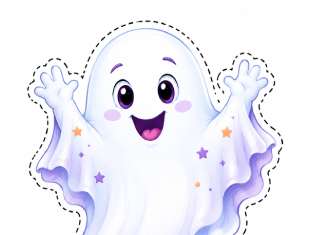 Moldes de Fantasmas para imprimir