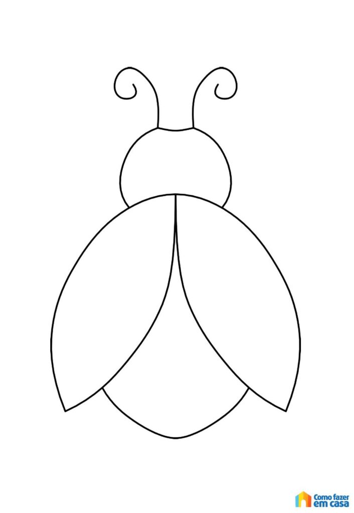 Molde de Joaninha
