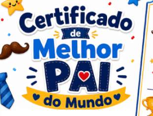 Certificado de Melhor Pai do Mundo