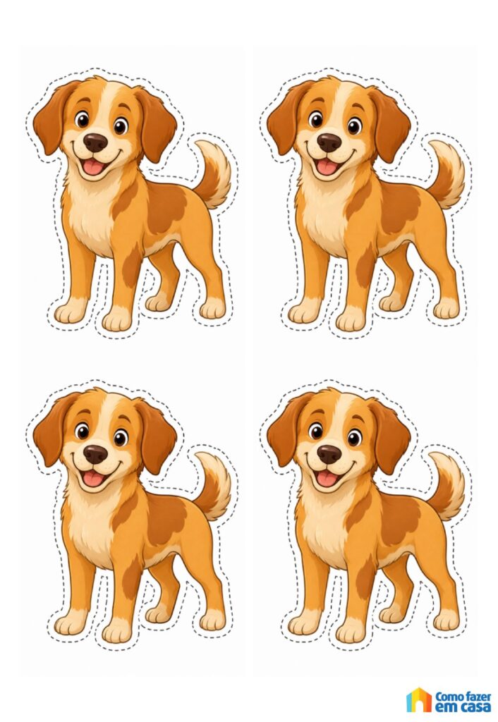 Moldes de Cachorrinhos