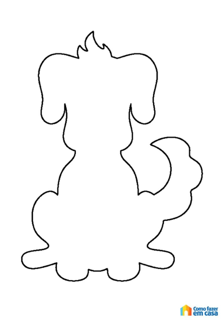 Molde de Cachorro Simples