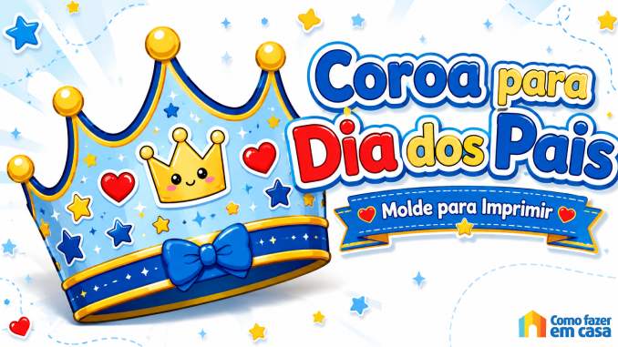 Moldes de Coroa de Dia dos Pais