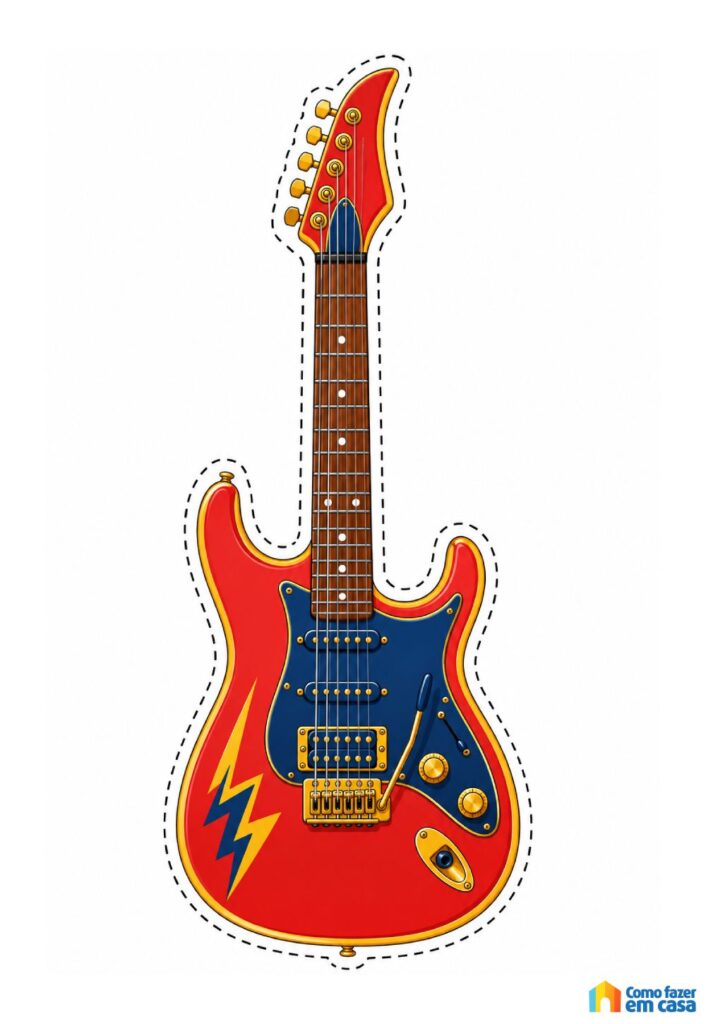 Molde de Guitarra