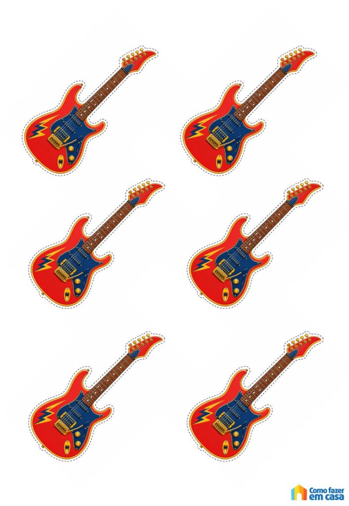Moldes de Guitarras Pequenas