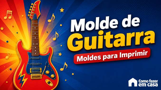 Moldes de Guitarras para Imprimir