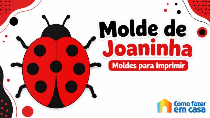 Molde de Joaninha