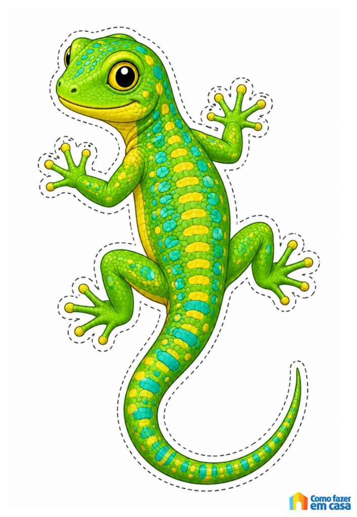 Molde de Lagarto Imprimir