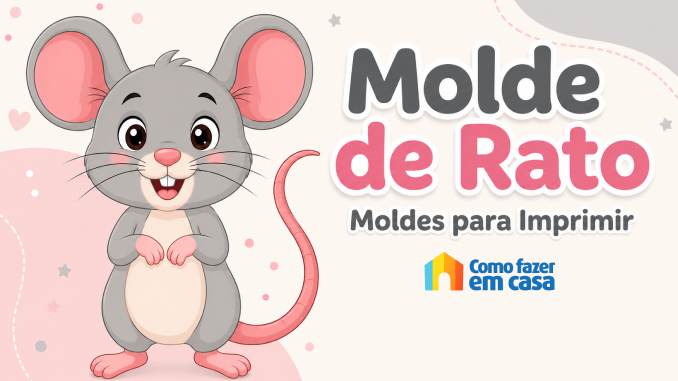 Molde de Rato para Imprimir