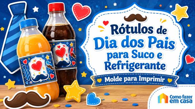 Moldes de Rótulos para Dia dos Pais
