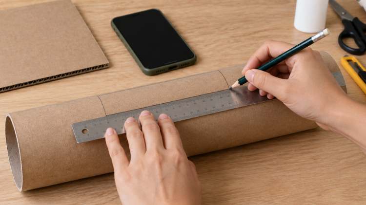 Como fazer porta celular com papelão