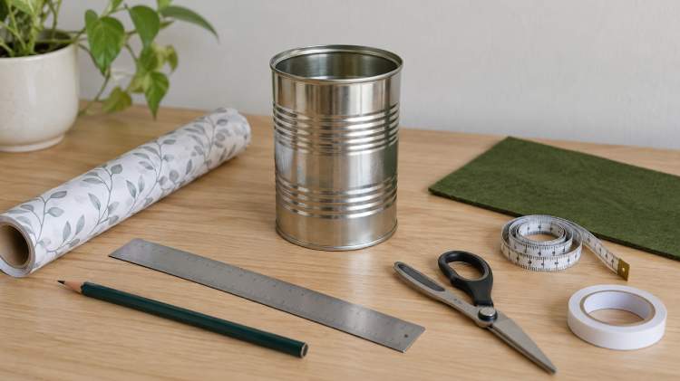 Materiais para Porta-lápis com Lata
