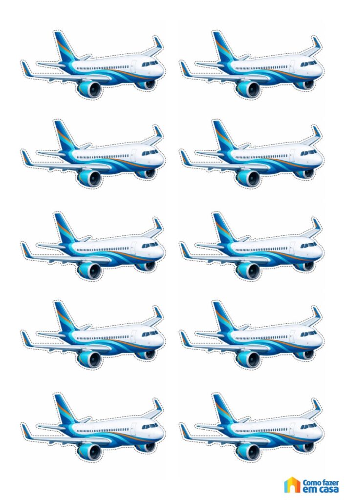 Moldes de Avião Pequenos