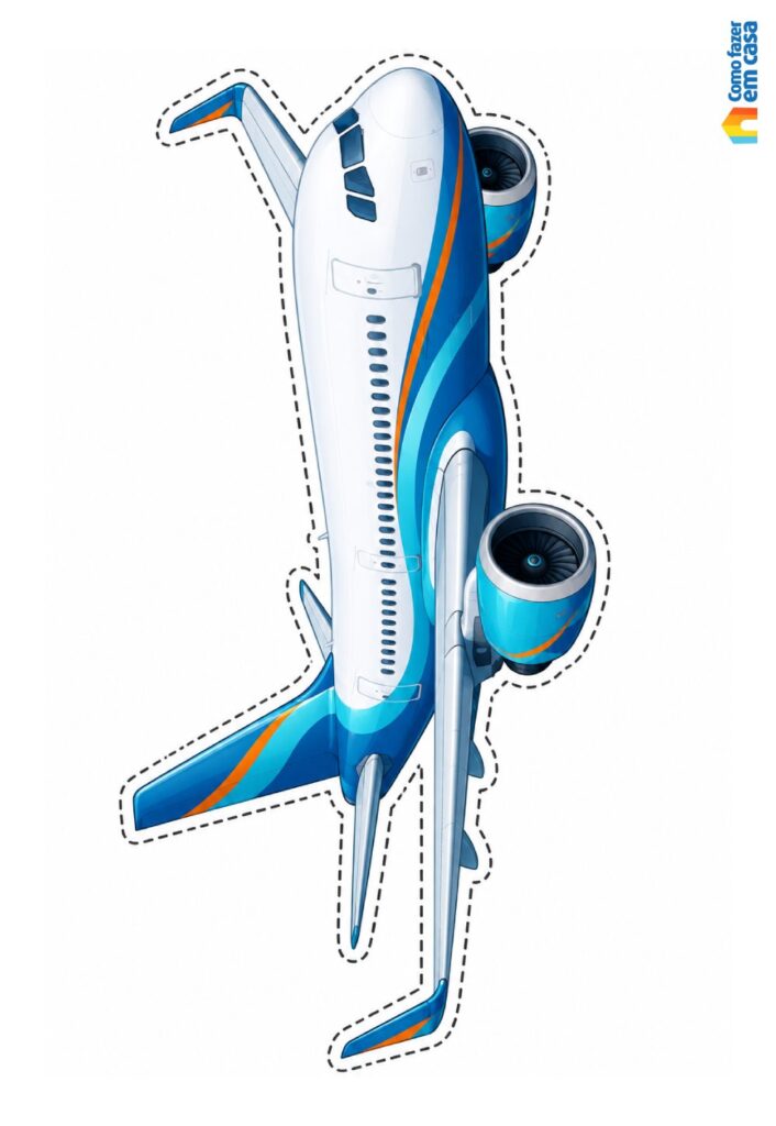 Molde Grande de Avião