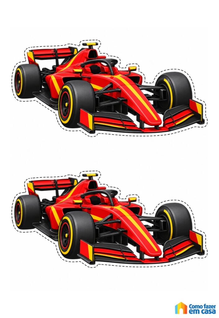 Moldes de Carros de Fórmula 1