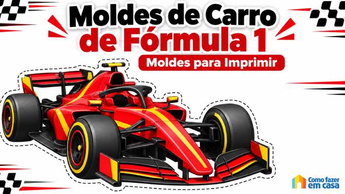 Carro de Fórmula 1 para Imprimir
