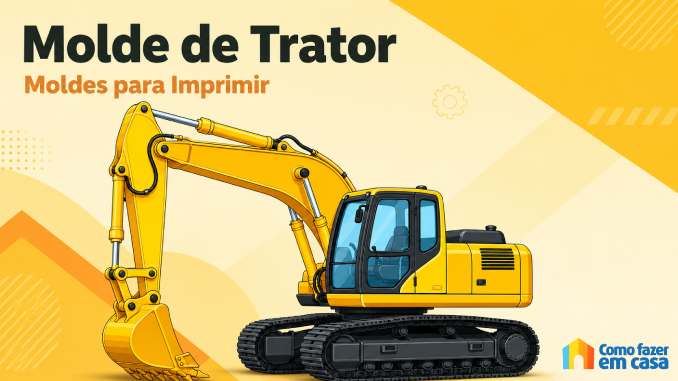 Moldes de Trator para Imprimir