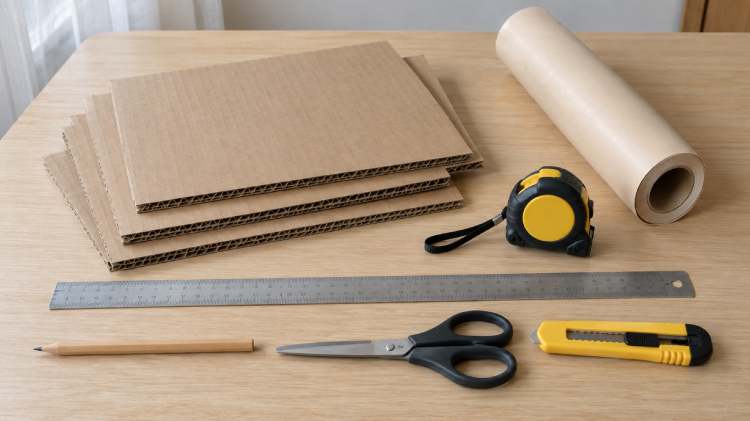 Materiais para organizar gavetas