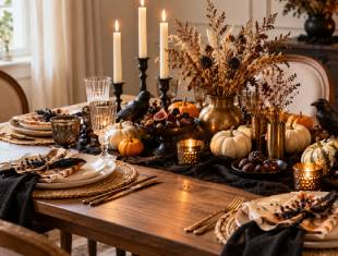 Decoração de Mesa de Halloween