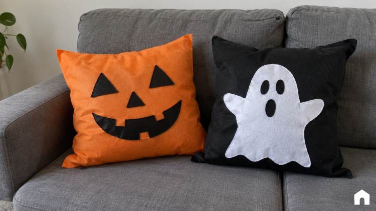 Enfeites de Halloween para o Sofá