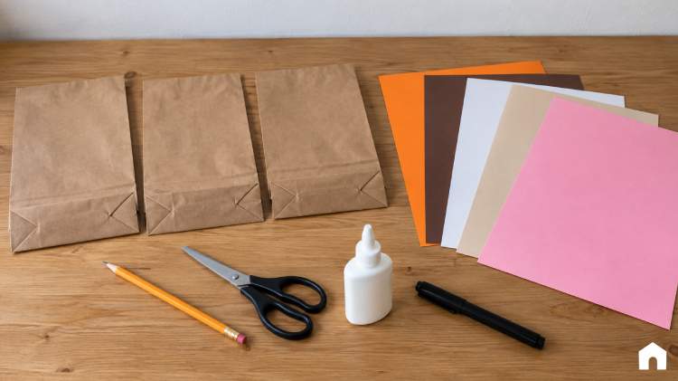 Materiais para fazer fantoches com papel