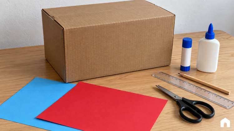 Como fazer um lindo teatrinho de fantoches com caixa de papelão