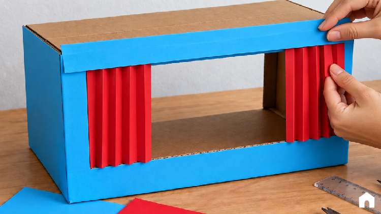 Criando teatro de fantoches com caixa de papelão