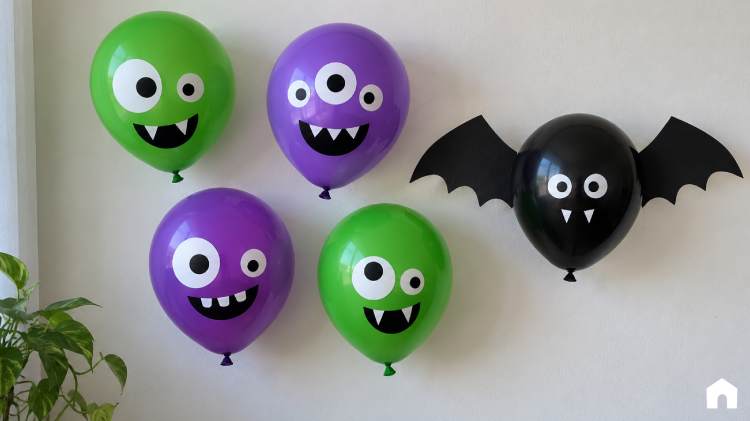 Balões Decorados para Halloween