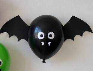 Enfeite com Balões para Halloween