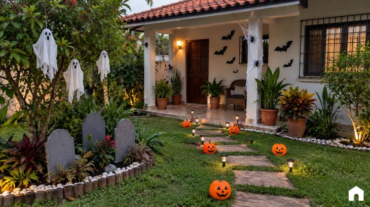 Decoração de Halloween para Jardim da Casa